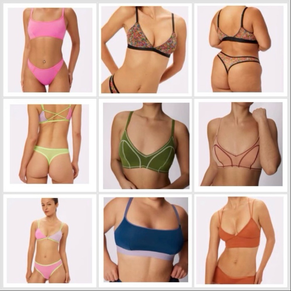 Lot of Parade bras 0+ size (30/32 d-ddd) and thongs